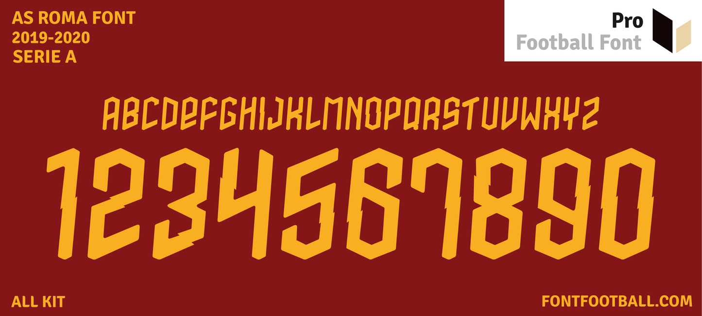 AS Roma 2019-2020 Font