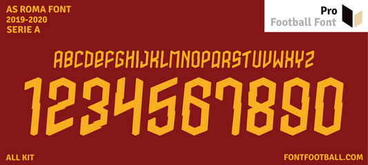 AS Roma 2019-2020 Font