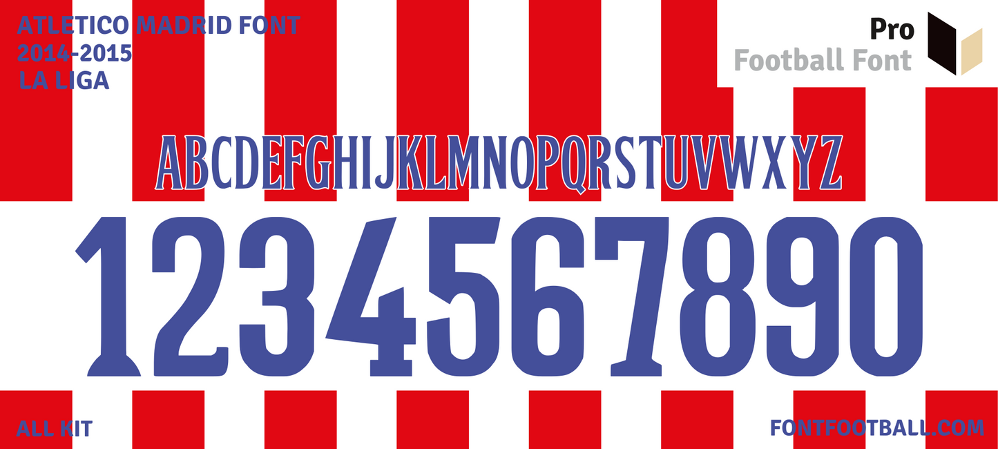 Atletico Madrid 2014-2015 Font