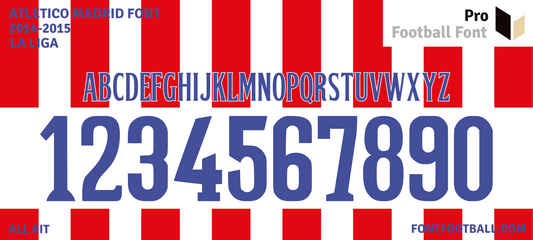 Atletico Madrid 2014-2015 Font