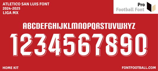 Atletico San Luis 2024-2025 Font