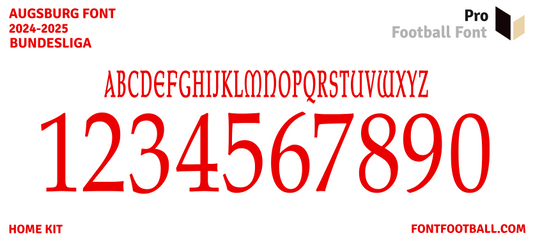 Augsburg 2024-2025 Font