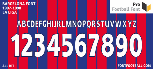 Barcelona 1997-1998 Font