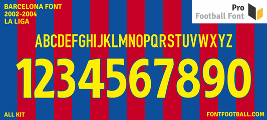 Barcelona 2002-2004 Font