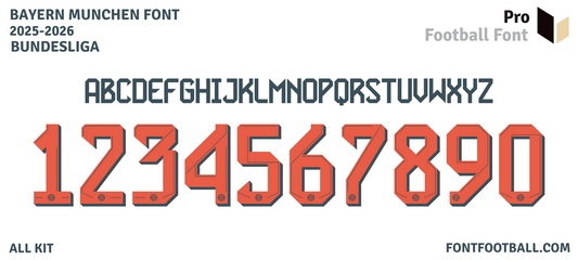 Bayern Munchen 2025-2026 Font