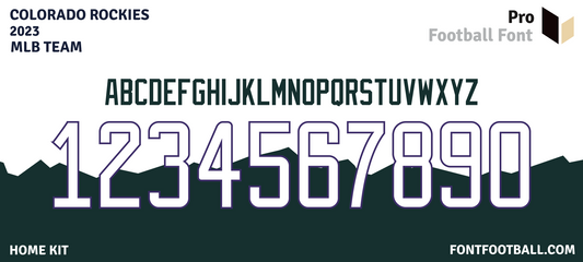 MLB Colorado Rockies 2023 Font