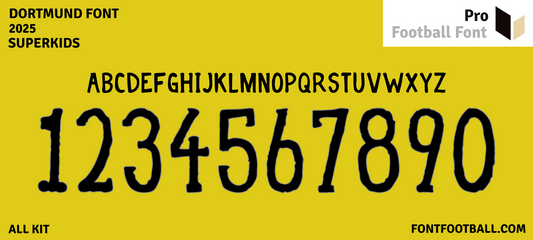 Dortmund Superkids 2025 Font
