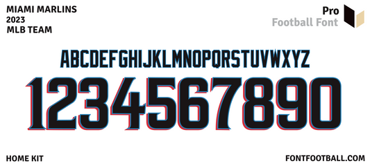 MLB Miami Marlins 2023 Font