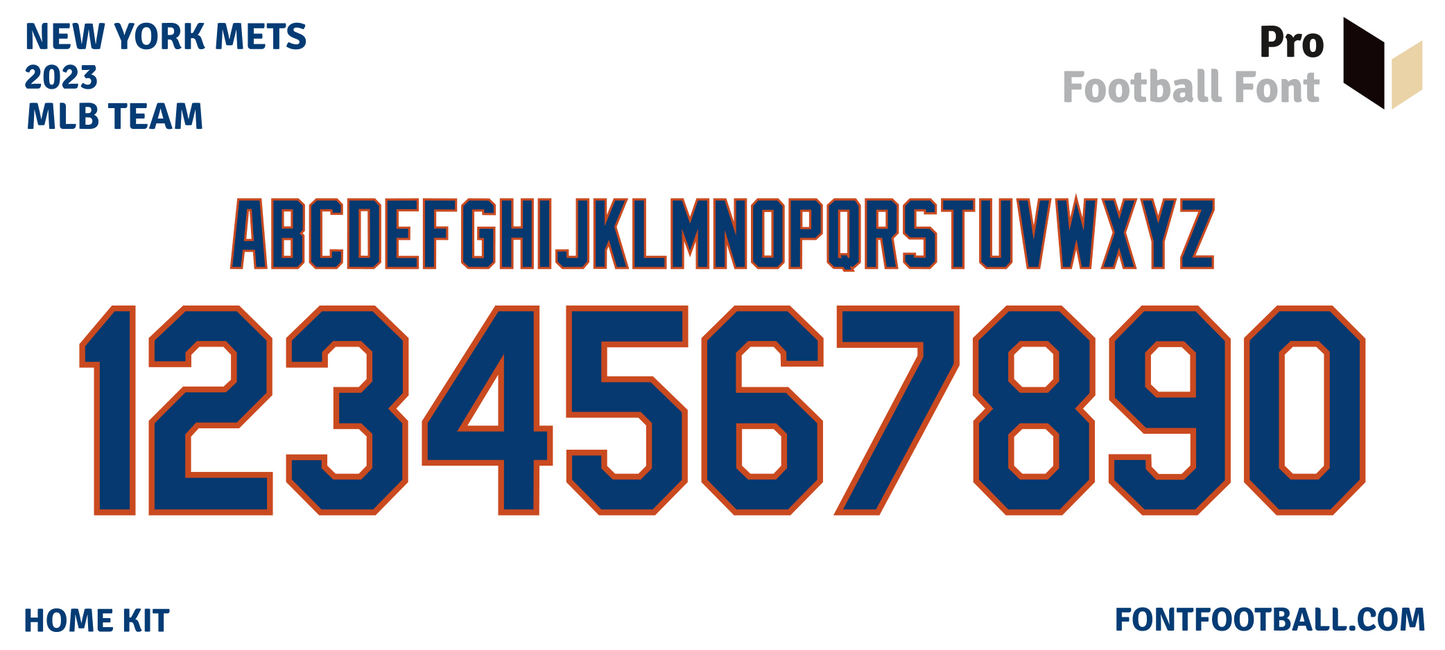 MLB New York Mets 2023 Font