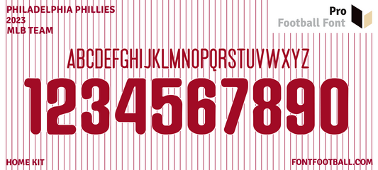MLB Philadelphia Phillies 2023 Font