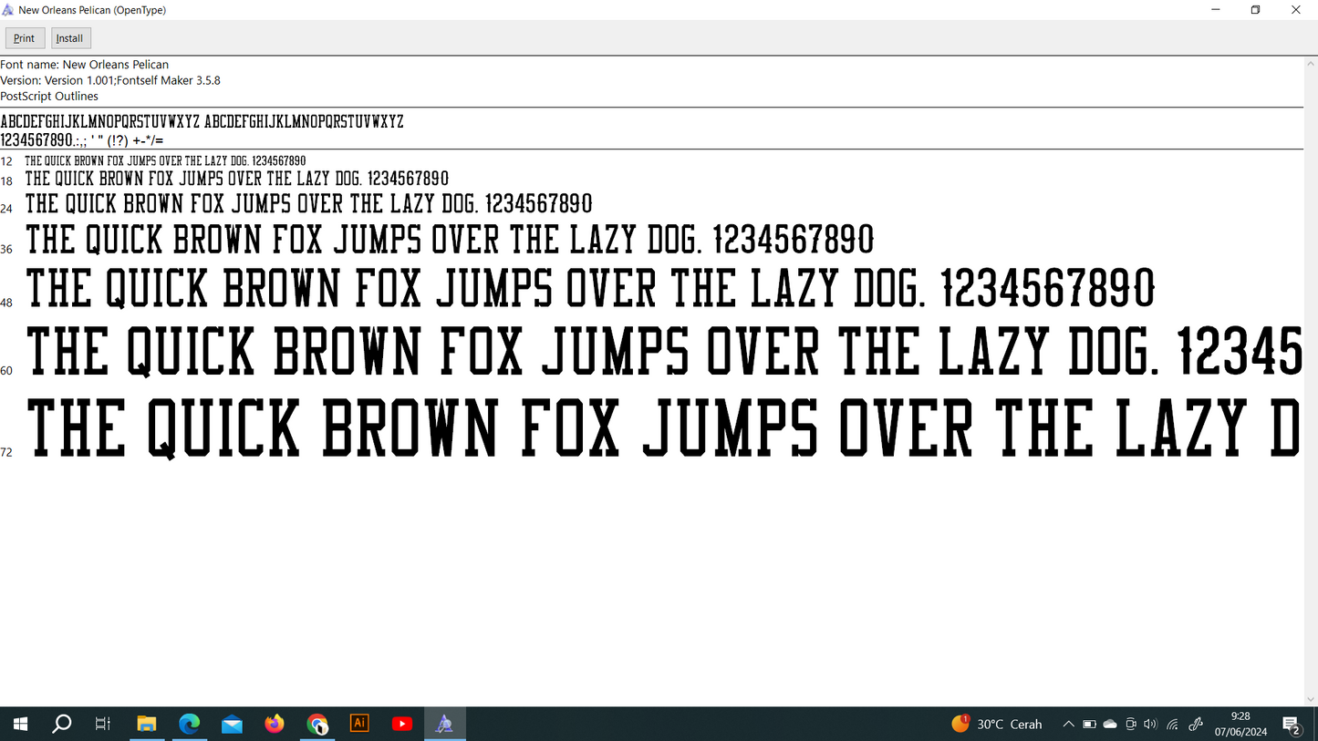 NBA New Orleans Pelicans 2023 Font