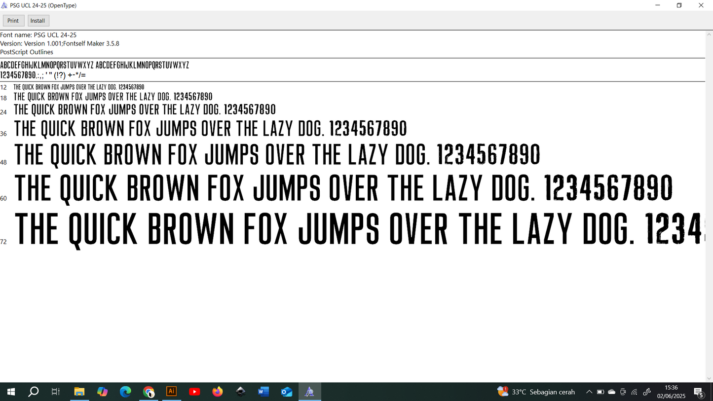 PSG 2024-2025 UCL Font