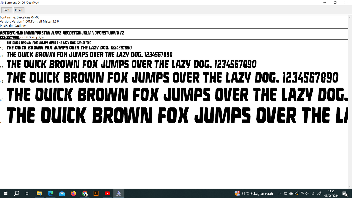 Barcelona 2004-2006 Font
