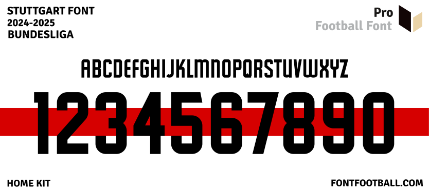 Stuttgart 2024-2025 Font