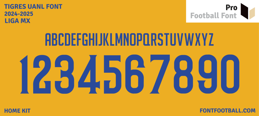 Tigres UANL 2024-2025 Font