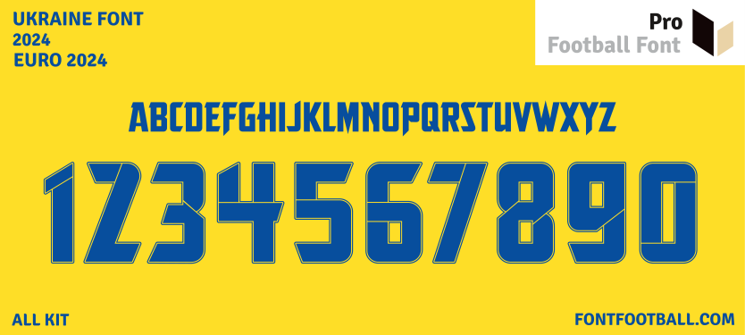 Ukraine Euro 2024 Font