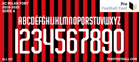 AC Milan 2018-2020 Font