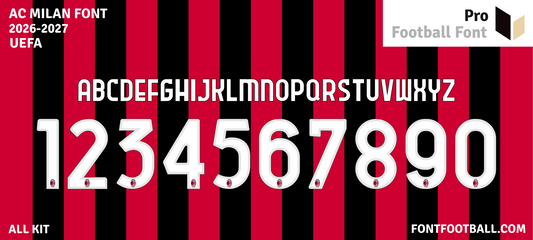 AC Milan 2026-2027 Font