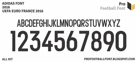 Adidas Euro 2016 Font