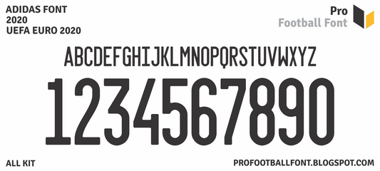 Adidas Euro 2020 Font