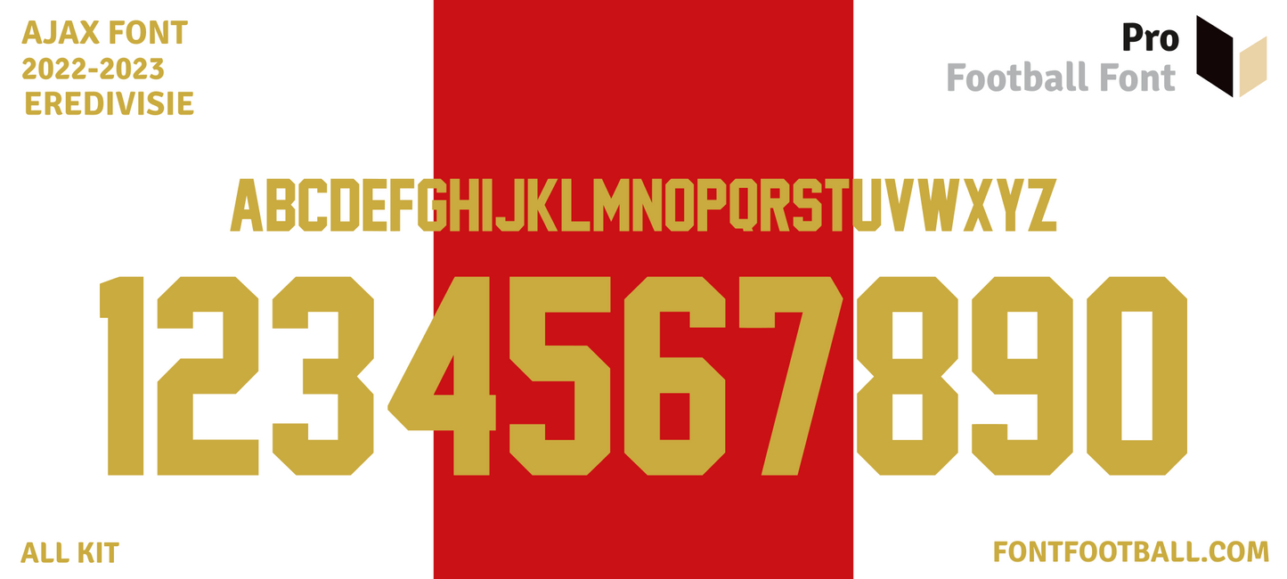 Ajax 2022-2023 Font