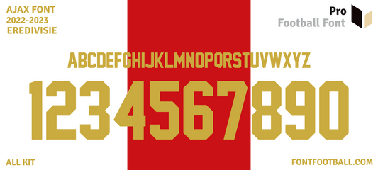 Ajax 2022-2023 Font