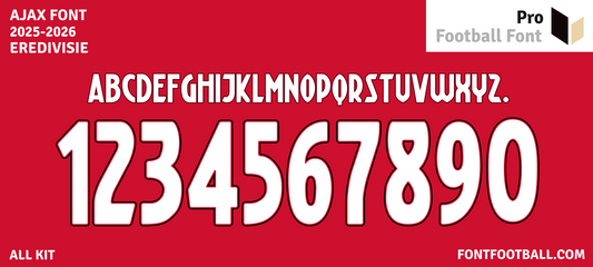 Ajax 2025-2026 Font