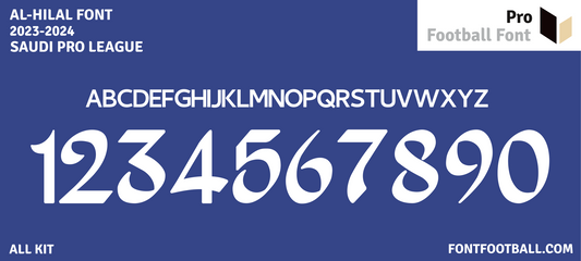 Al-Hilal 2023-2024 Font