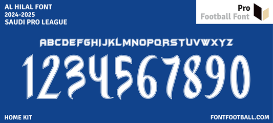 Al Hilal 2024-2025 Font