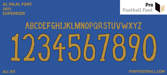 Al Hilal Superkids 2025 Font