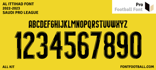 Al Ittihad 2022-2023 Font