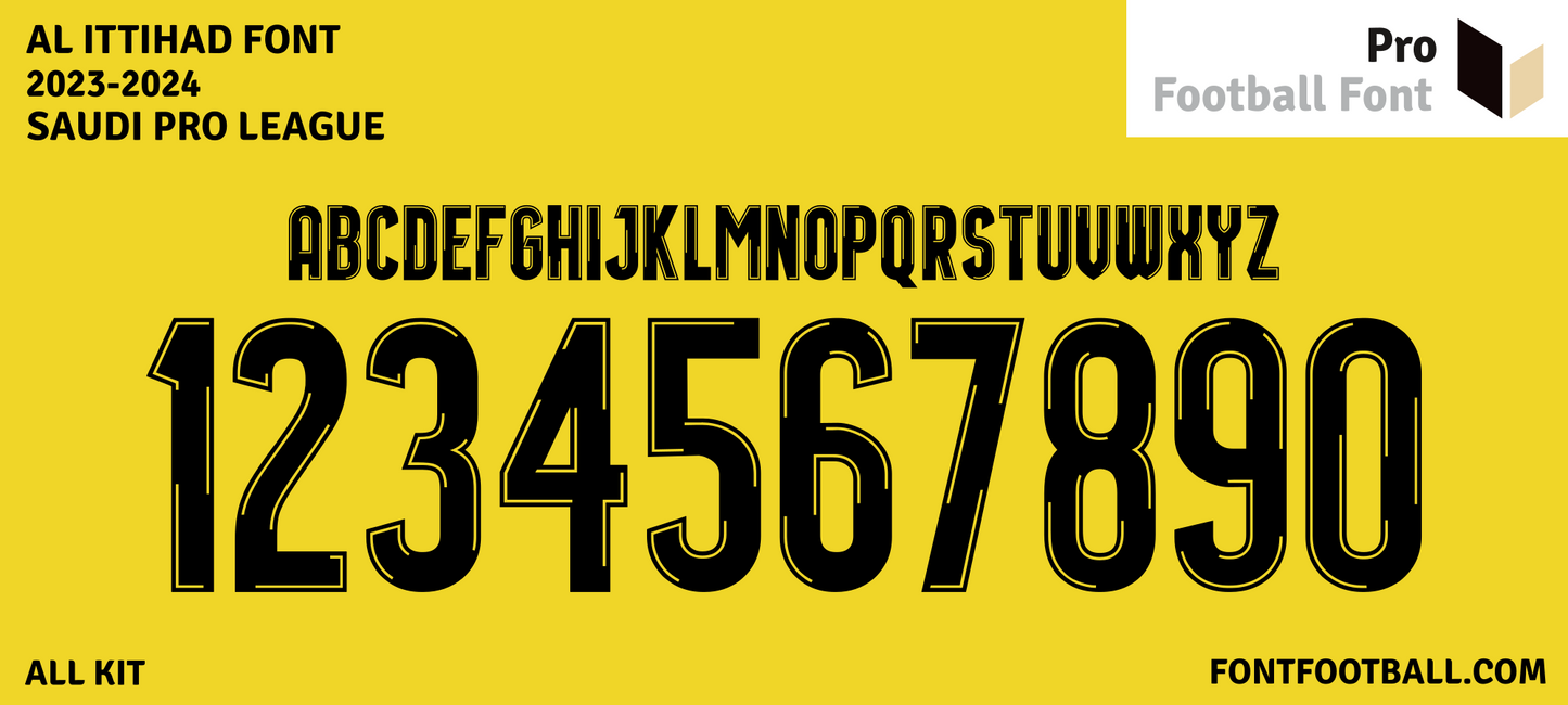 Al-Ittihad 2023-2024 Font