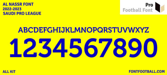 Al-Nassr 2022-2023 Font