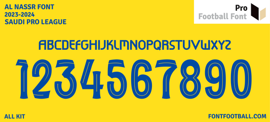 Al-Nassr 2023-2024 Font