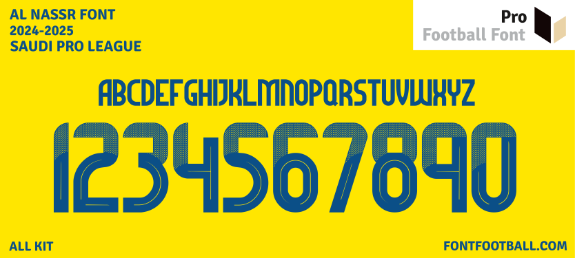 Al Nassr 2024-2025 Font