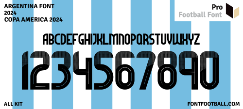 Argentina Copa America 2024 Font