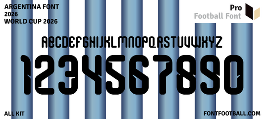 Argentina World Cup 2026 Font