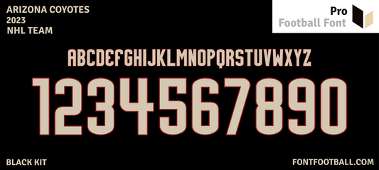 NHL Arizona Coyotes 2023 Font