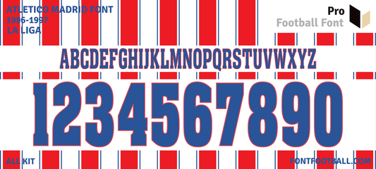 Atletico Madrid 1996-1997 Font