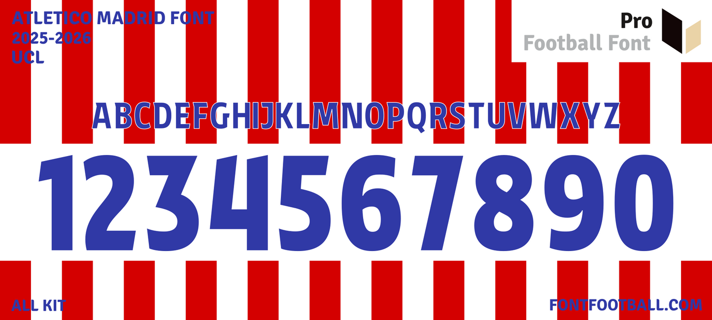 Atletico Madrid 2025-2026 Font