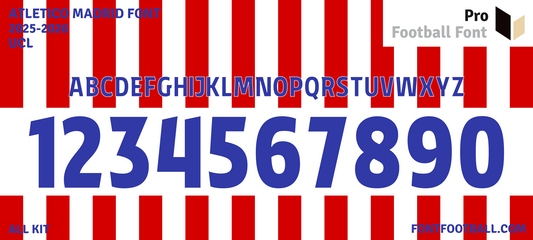 Atletico Madrid 2025-2026 Font