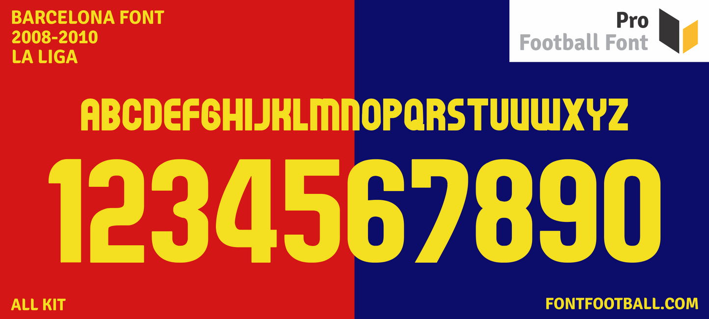 Barcelona 2008-2010 Font