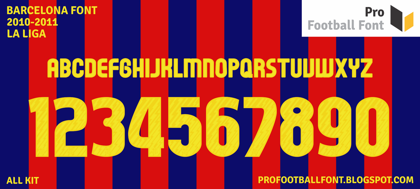 Barcelona 2010-2011 Font