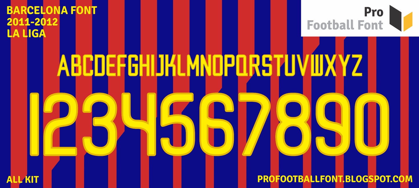 Barcelona 2011-2012 Font