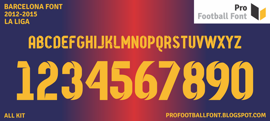 Barcelona 2012-2015 Font