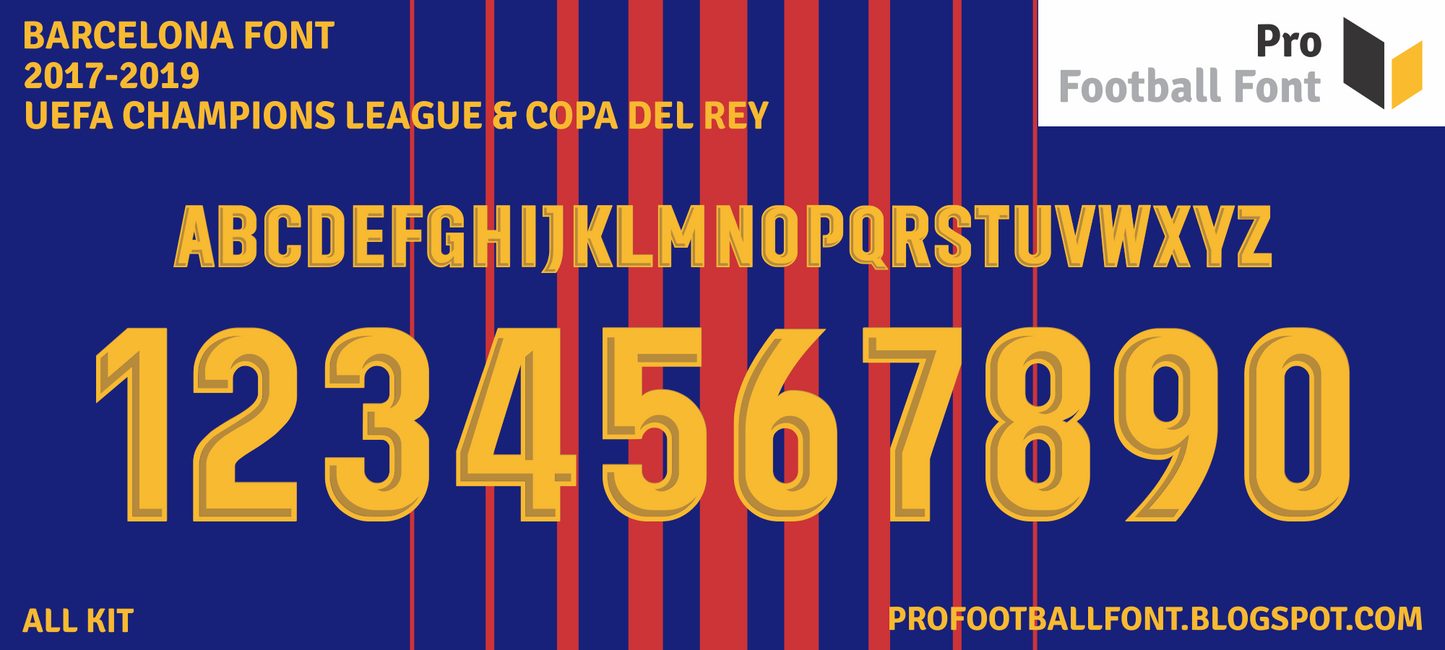 Barcelona 2017-2019 Font