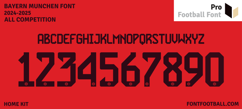 Bayern Munchen 2024-2025 Font