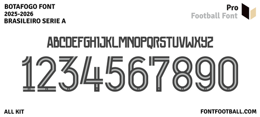 Botafogo 2024-2025 Font