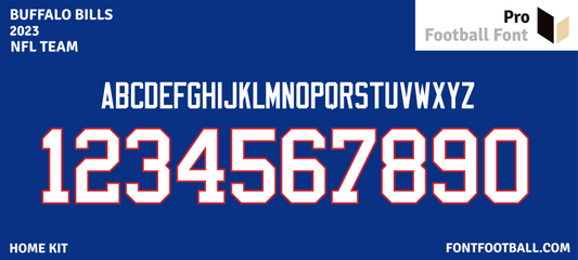 MLB Buffalo Bills 2023 Font