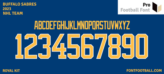 NHL Buffalo Sabres 2023 Font